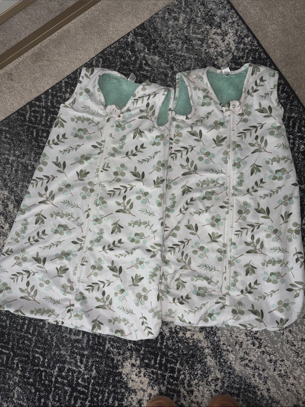 Two 12-18 Month Hudson Baby Sleep Sacks